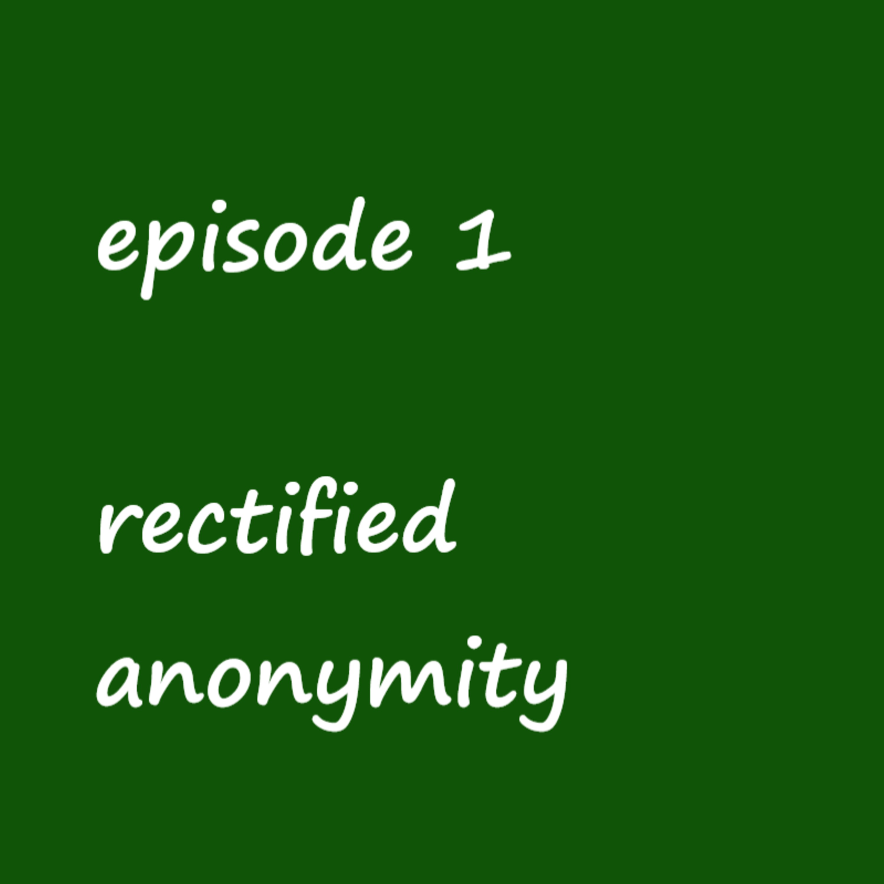 Episode 1: rectified anonymity- a pokemon fanfic