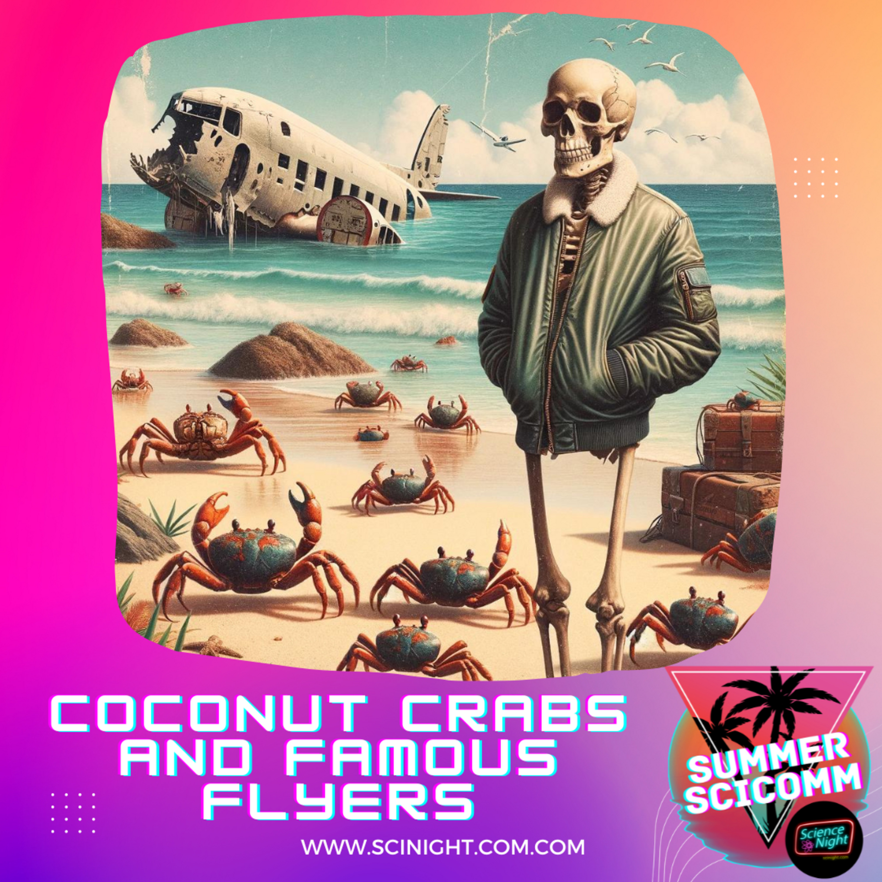 Coconut Crabs and Famous Flyers - podcast episode cover