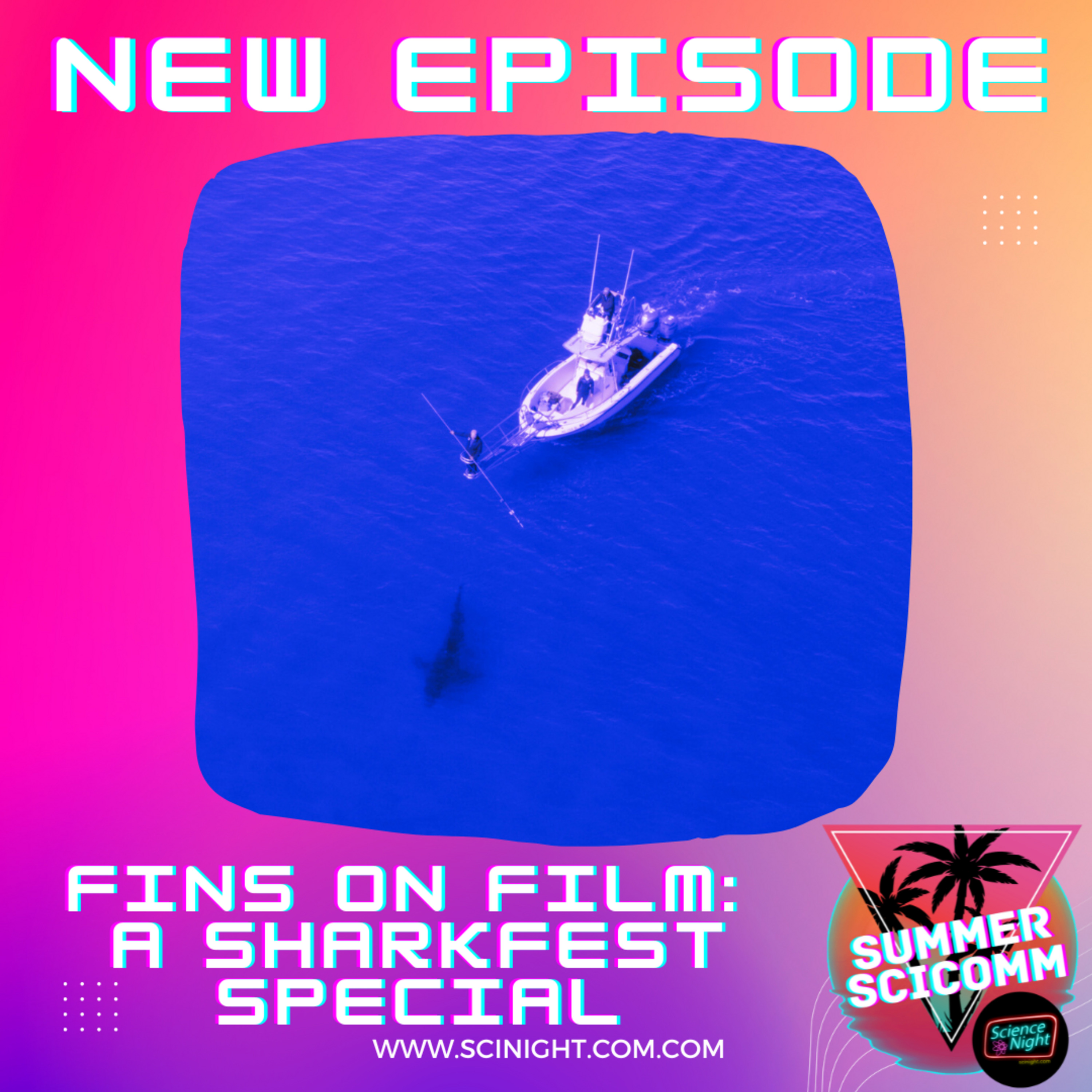 Fins on Film: A Sharkfest Special - podcast episode cover