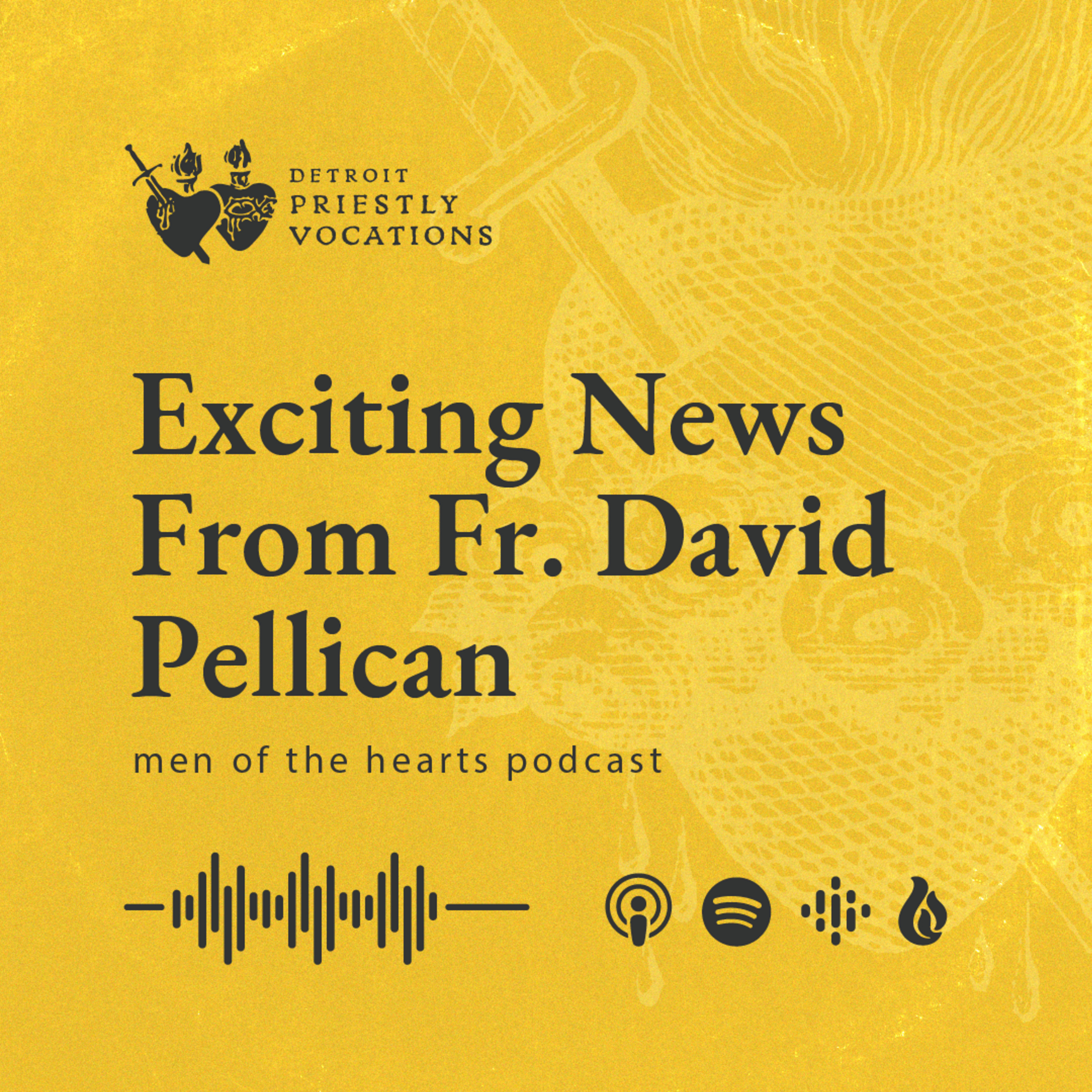Exciting News from Fr. David Pellican