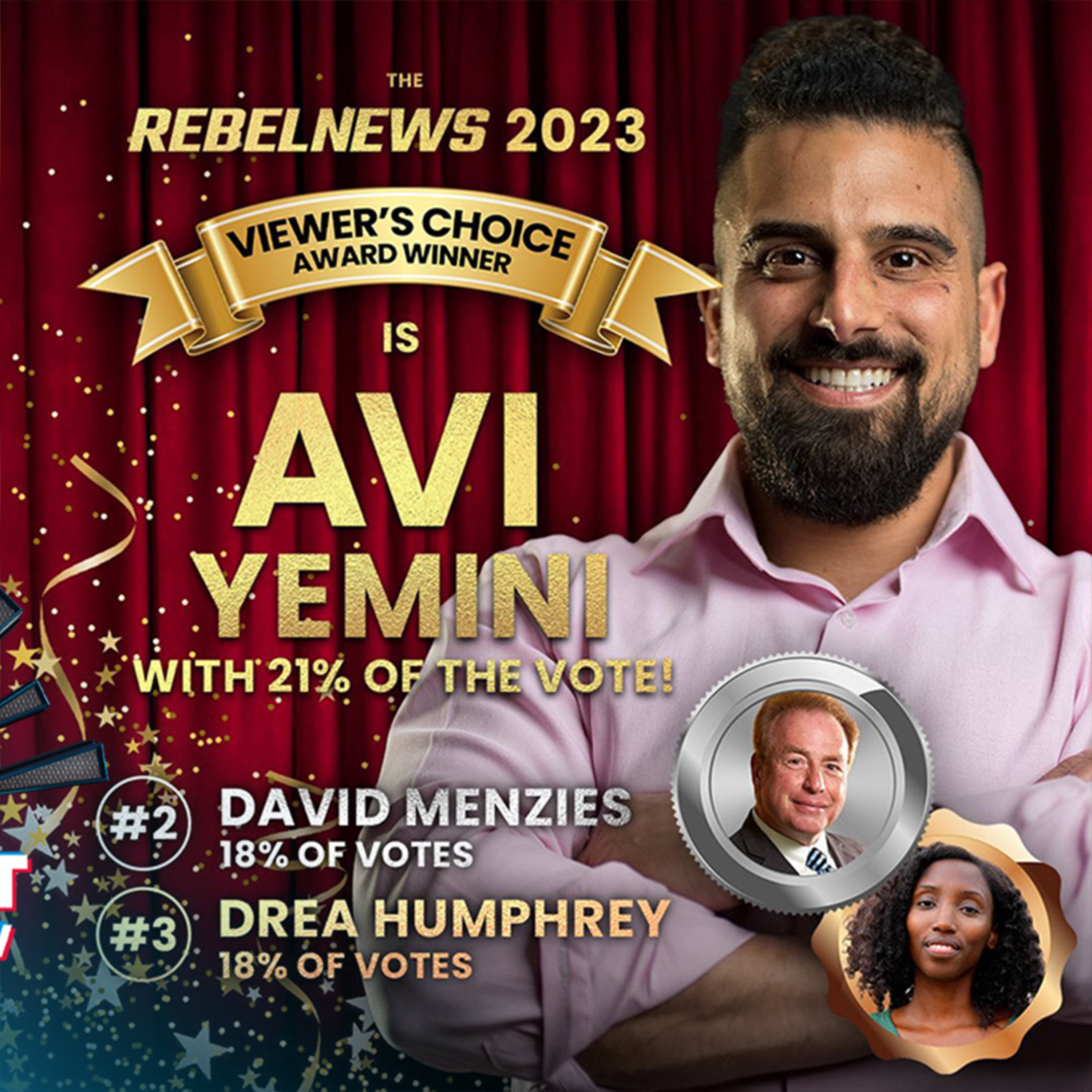 EZRA LEVANT | Looking back: A heart-to-heart with Avi Yemini, 2023 Viewer's Choice Award winner
