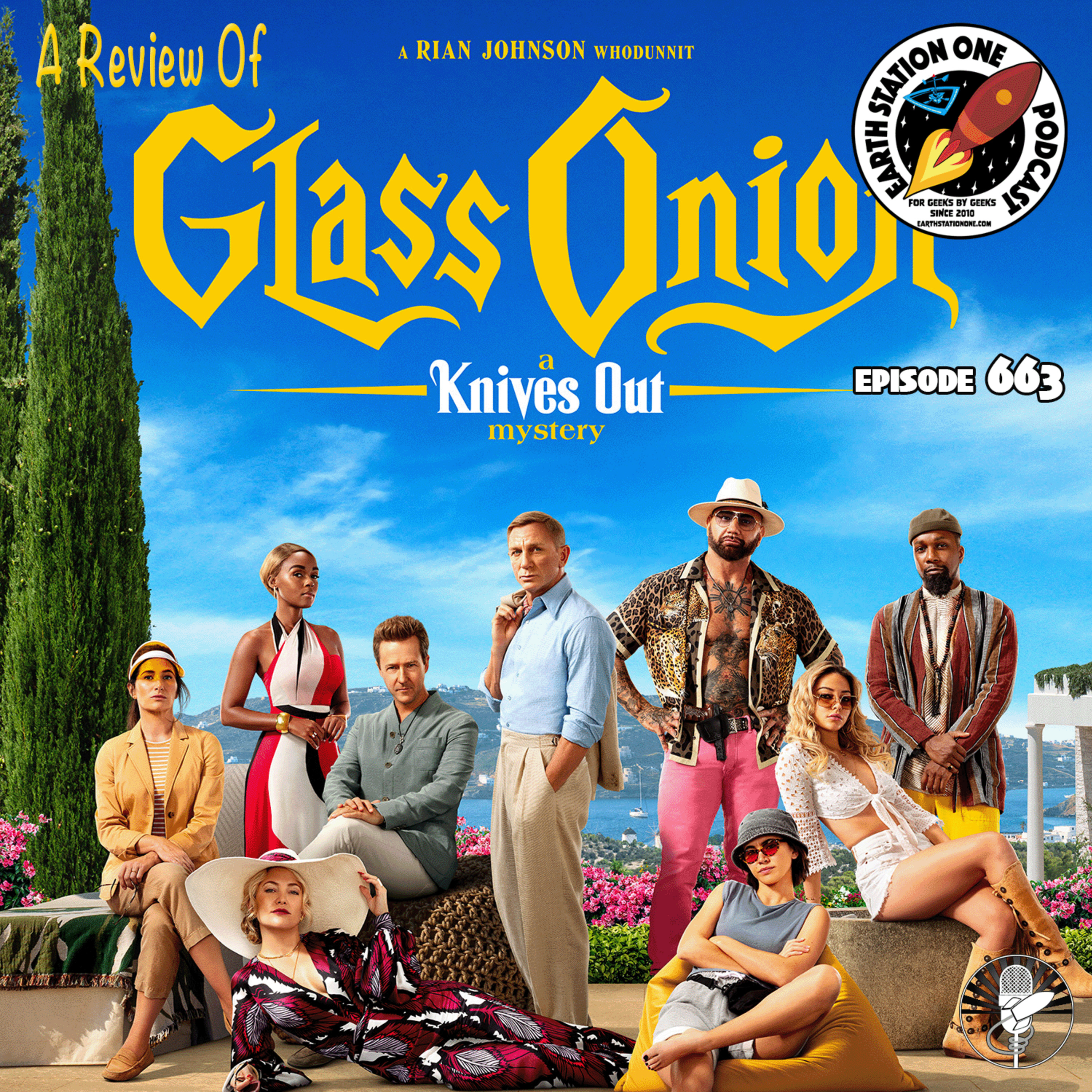 The Earth Station One Podcast - Glass Onion Movie Review