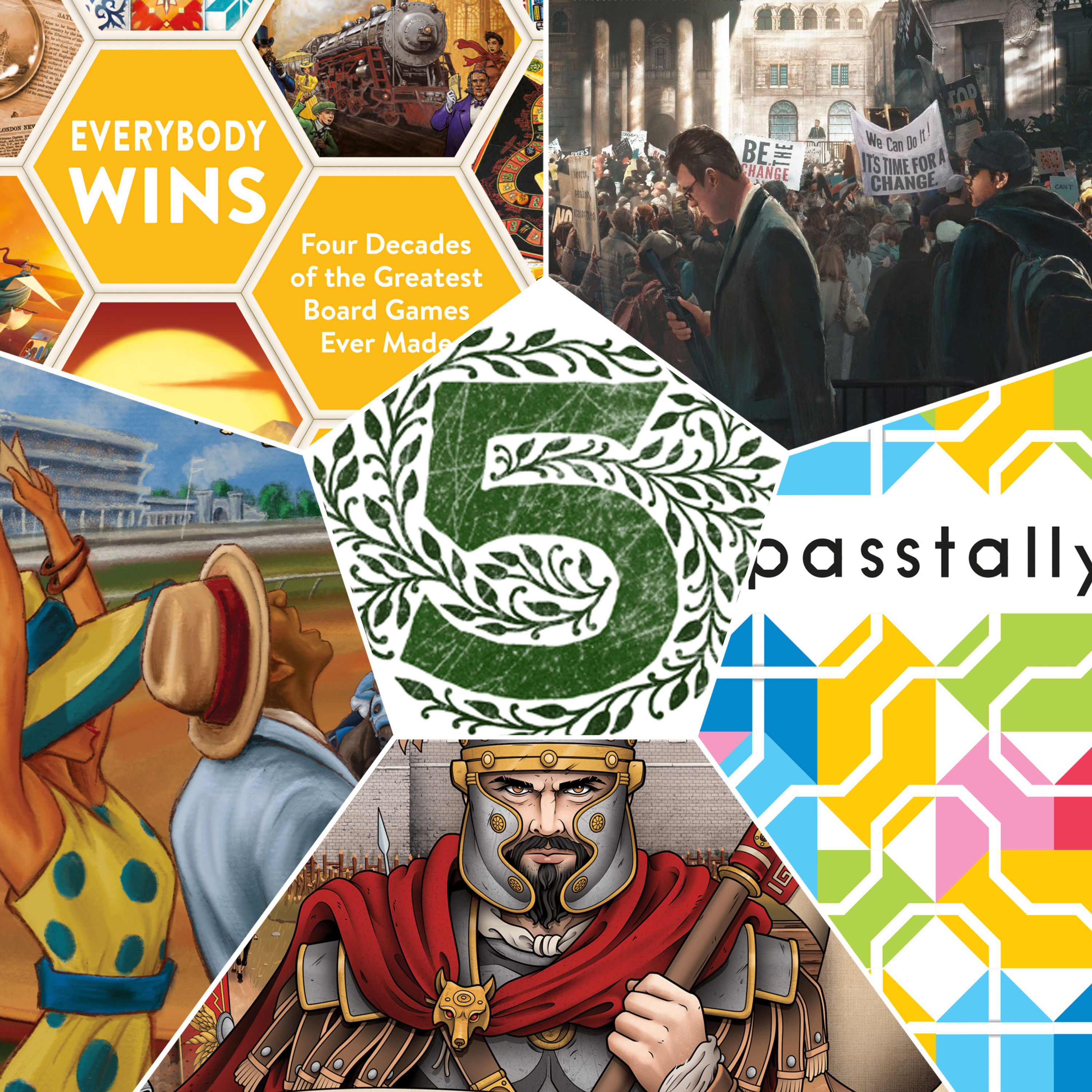 Episode 132: Everybody Wins, Passtally, Ready Set Bet, Hadrian's Wall, Hegemony