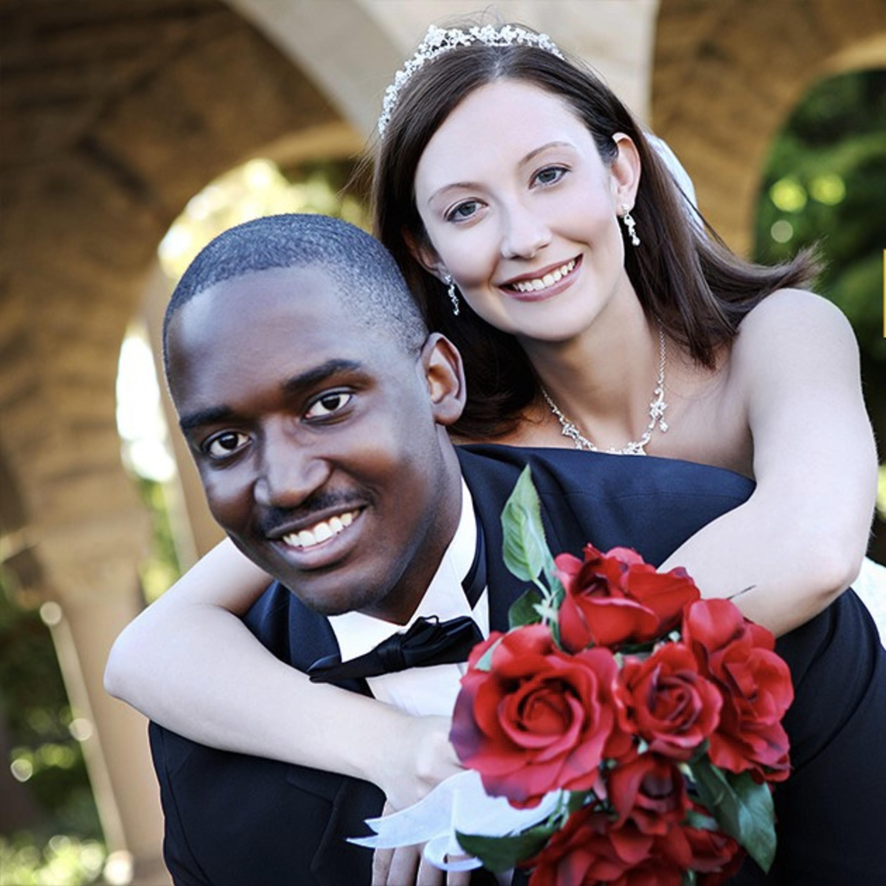 Женился на мулатке. Интернациональная свадьба. Брак с иностранцем. Свадьба темнокожих. Замуж за негра.