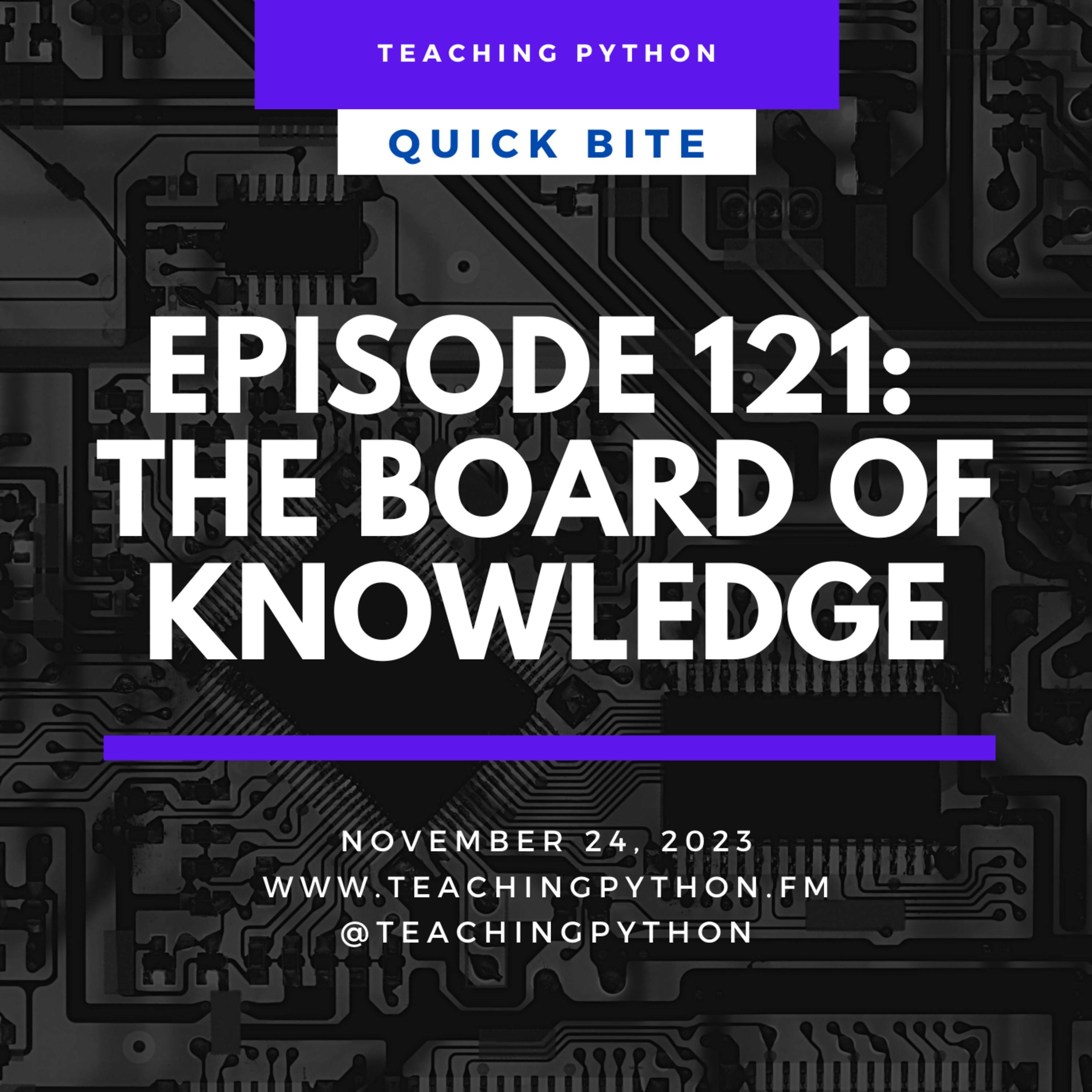 Episode 121: The Board of Knowledge