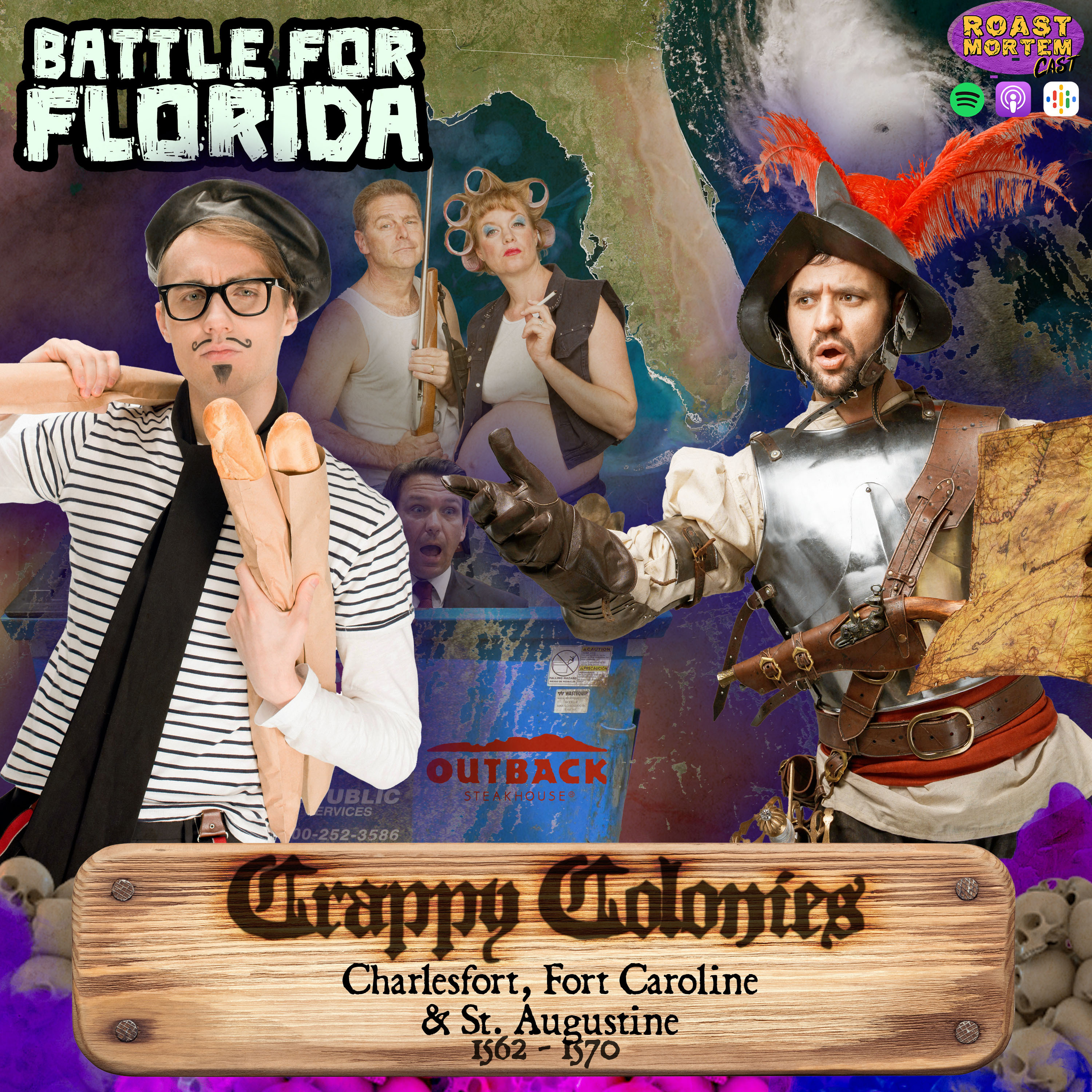288 - Crappy Colonies: Charlesfort, Fort Caroline & St. Augustine